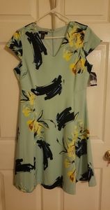 Macy's Blue Floral Dress